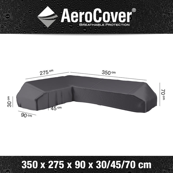 Platform Aerocover Right Hand 350x275x90xH30/45/70cm high - Modern Rattan