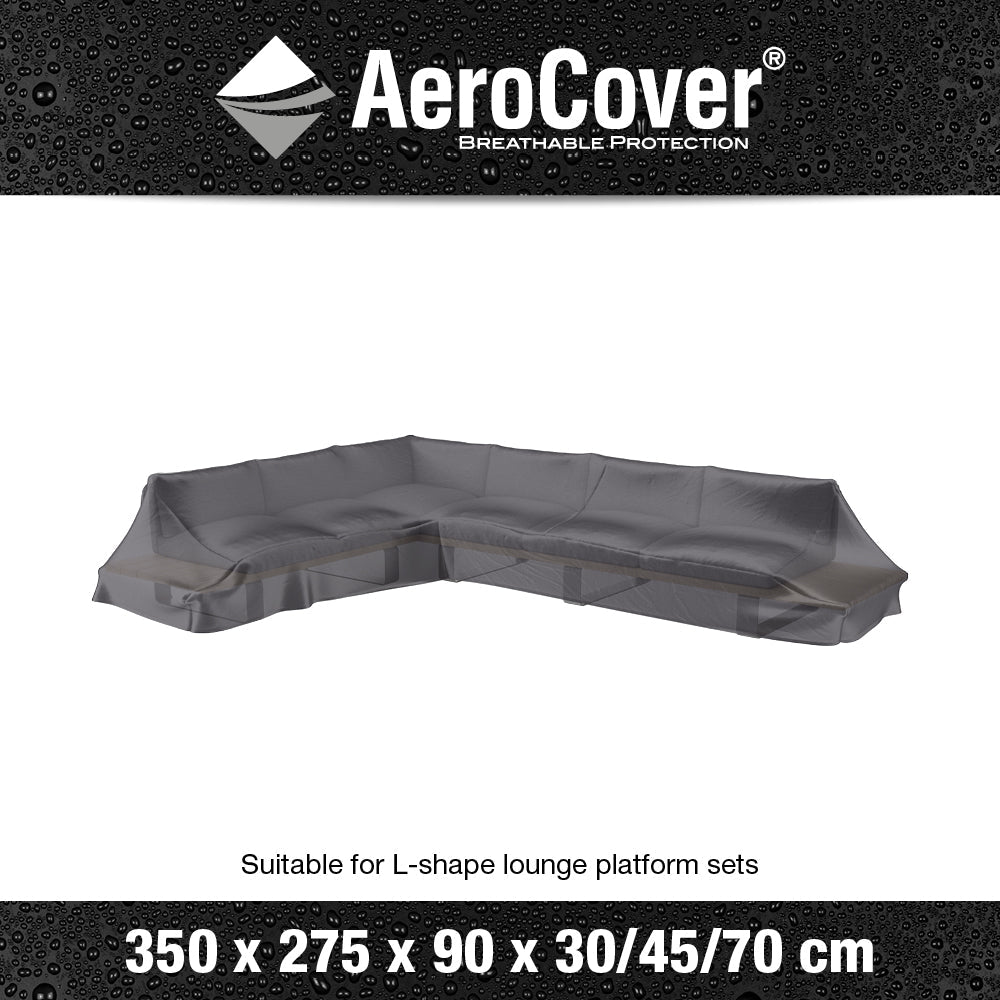 Platform Aerocover Right Hand 350x275x90xH30/45/70cm high - Modern Rattan