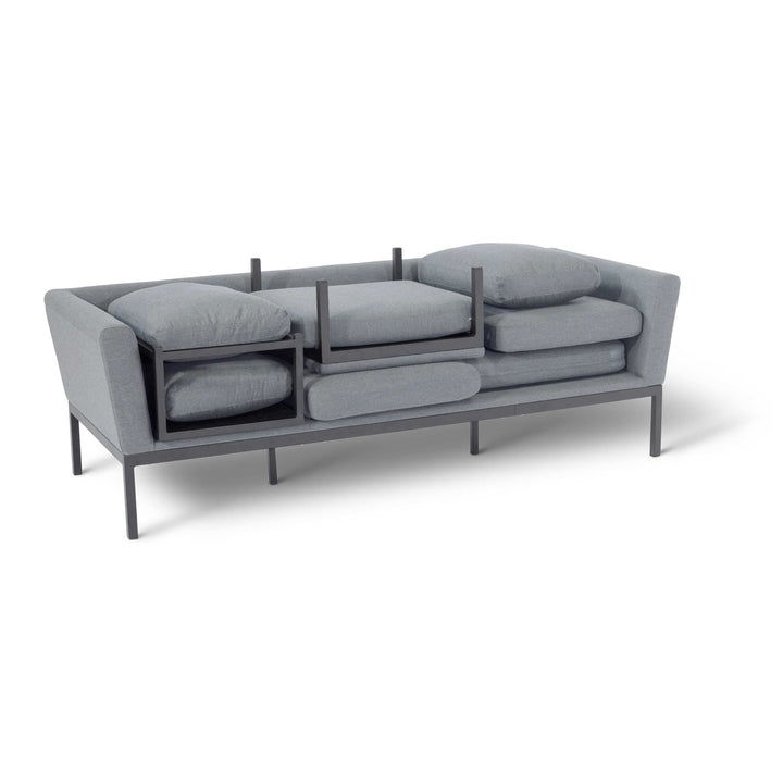 Pulse Chaise Sofa Set - Modern Rattan