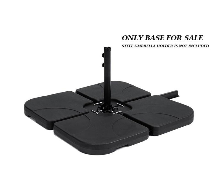 Set Of 4 Plastic Bases With U Locking – BASE0215 - Modern Rattan