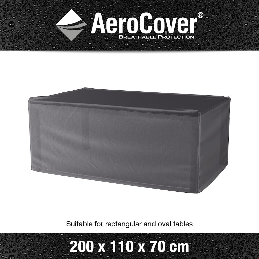 Table Aerocover 200x110x70cm high - Modern Rattan