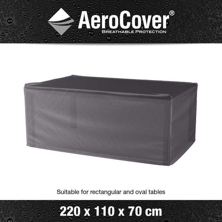 Table Aerocover 220x110x70cm high - Modern Rattan
