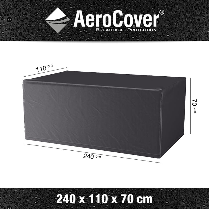 Table Aerocover 240x110x70cm high - Modern Rattan