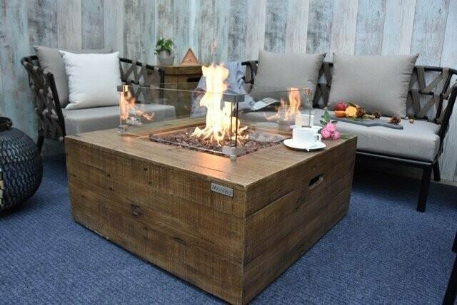 Wilton Fire Table - Modern Rattan